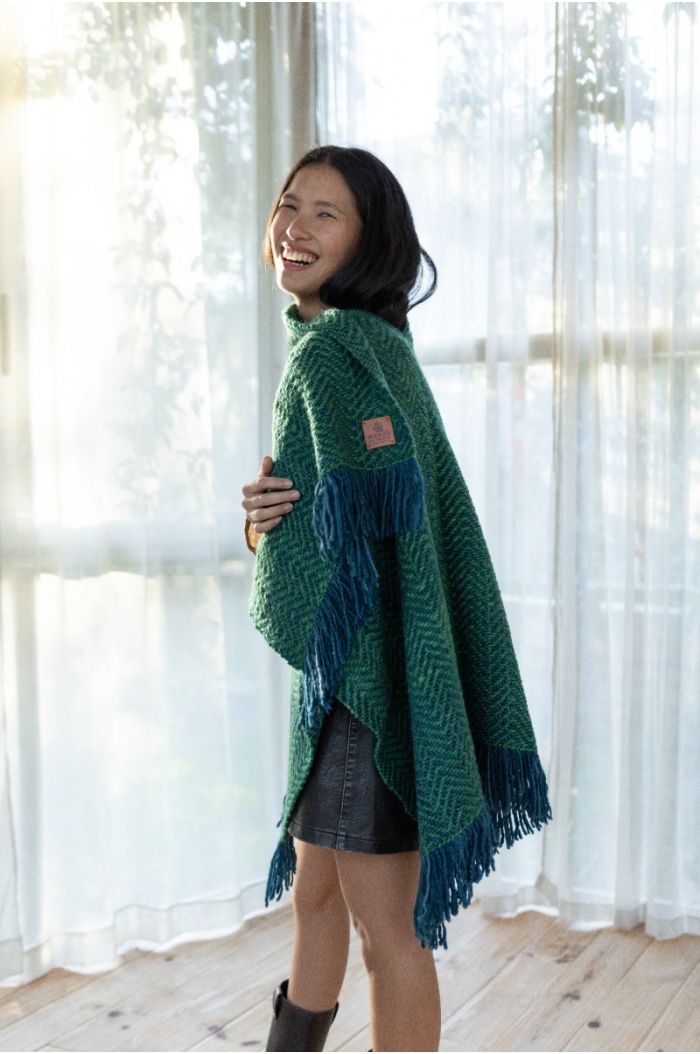 Espiga Poncho Green
