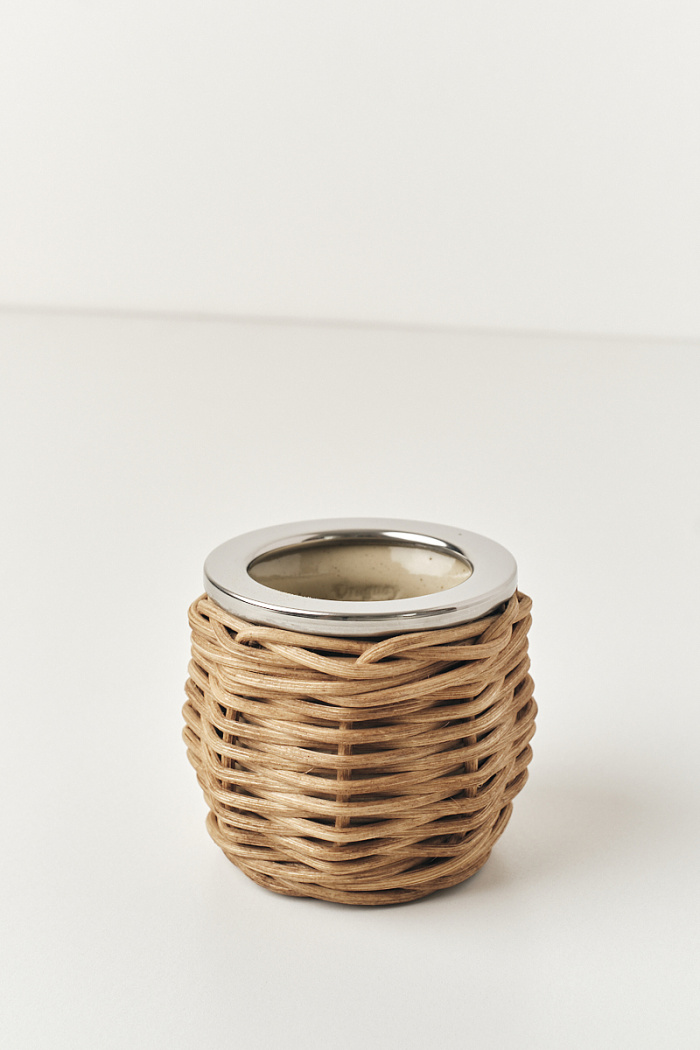 Gres Mate with Rattan Woven
