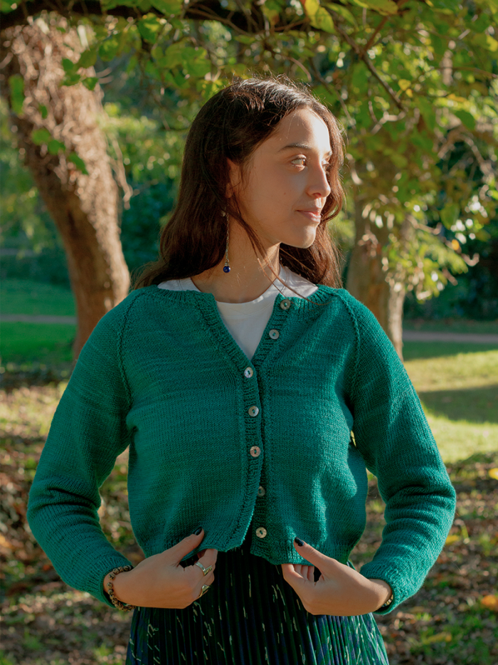 Montevideo Cardigan by Luciana López