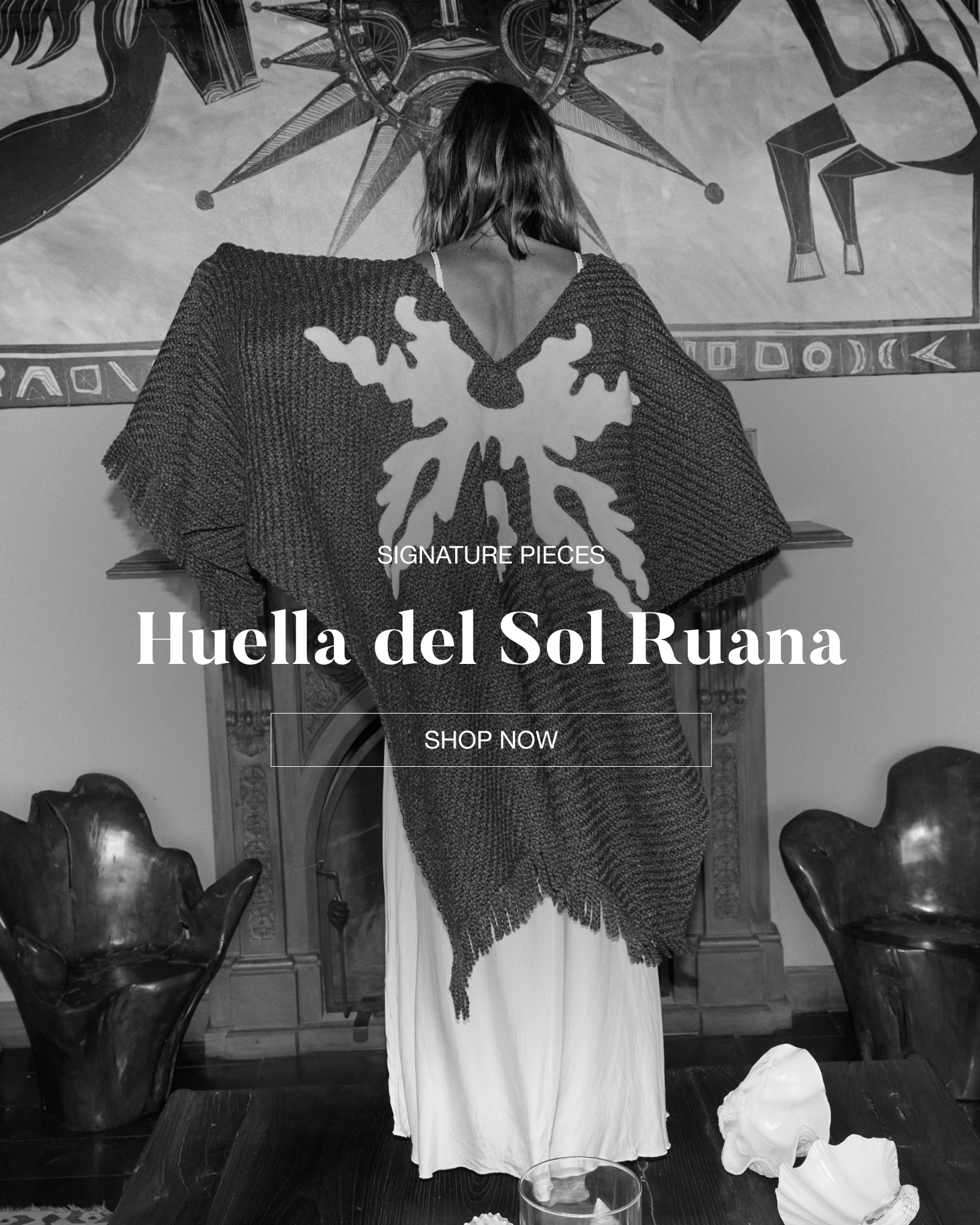 Poncho huella del sol