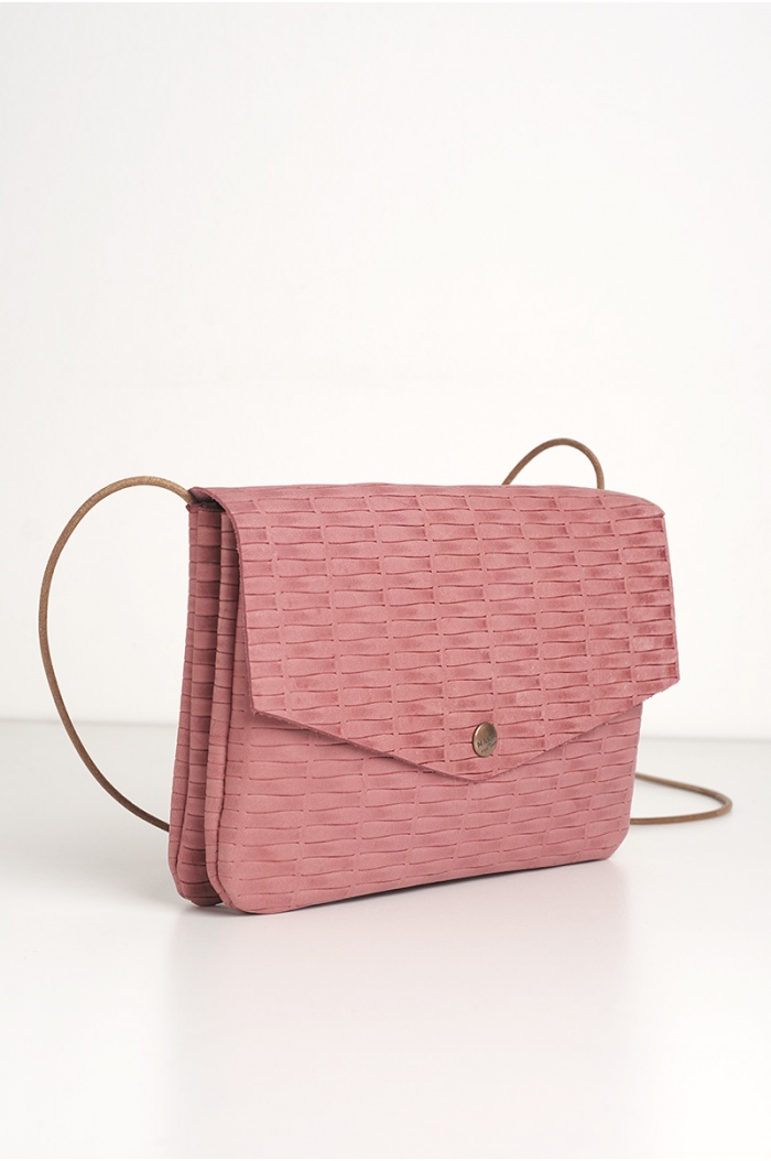 Leather Pouch in Pink