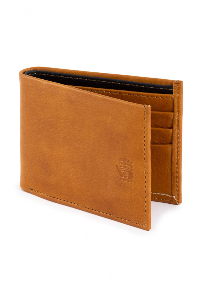 Double Card Holder Wallet in Tan