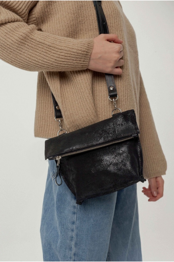 Abeto Mini Handbag In Black