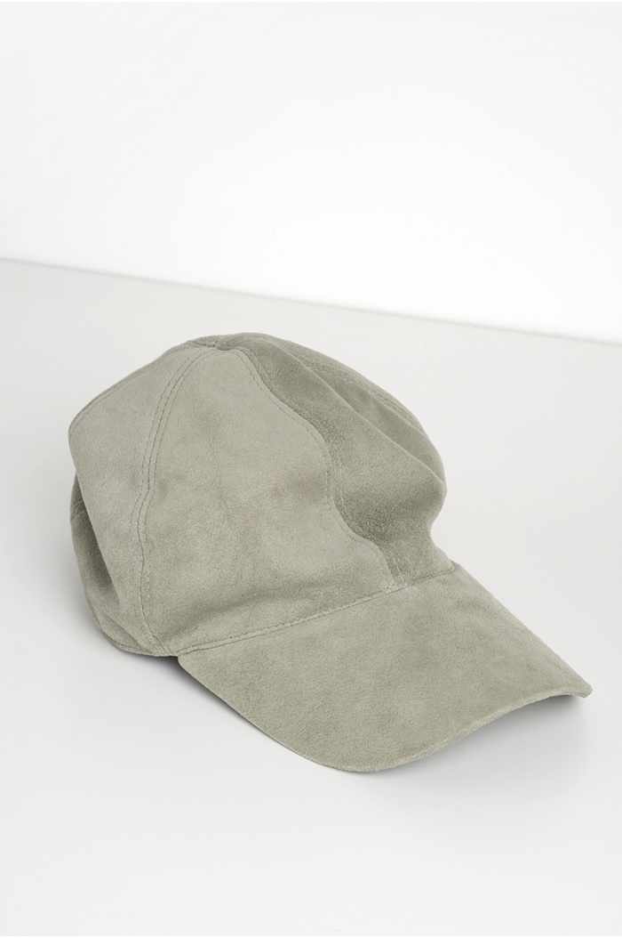 Leather Cap Green