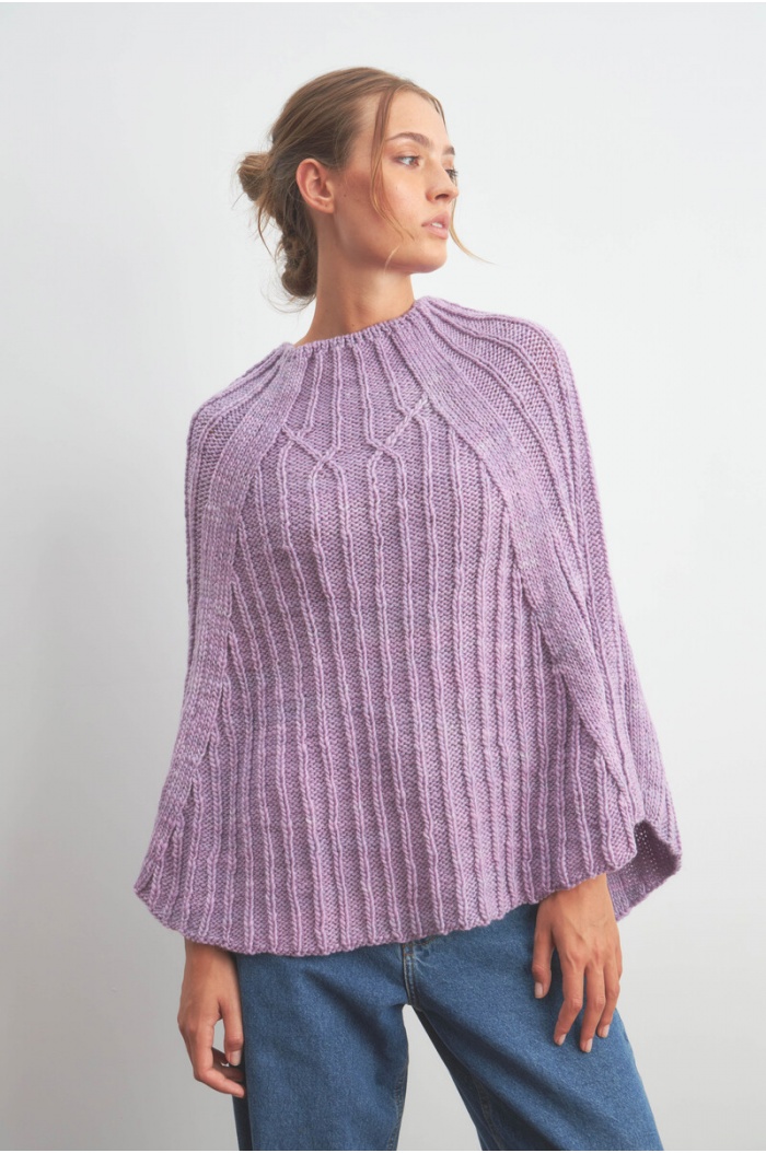 Lion Heart Cape in Lilac