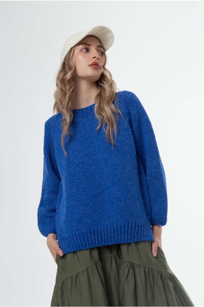 Sweater Merino Girgola Blue