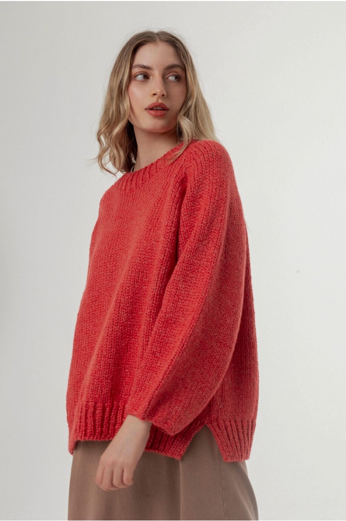 Sweater Merino Girgola Coral