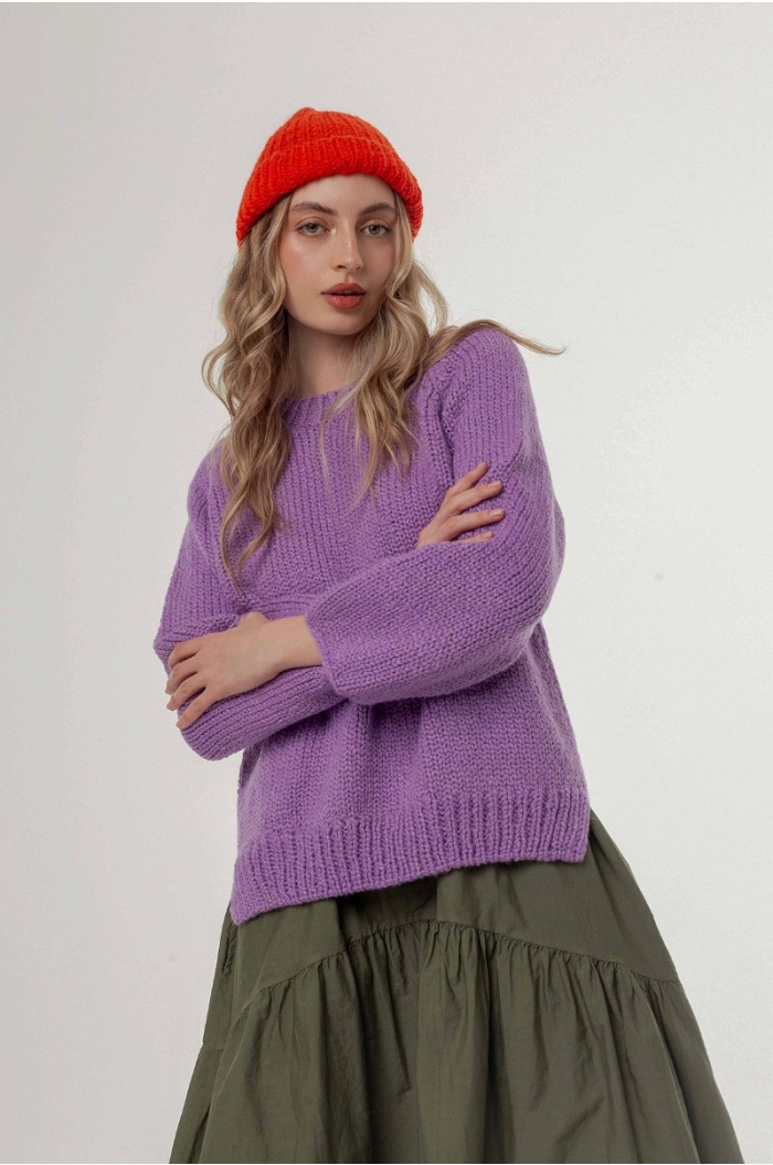 Sweater Merino Girgola Violet