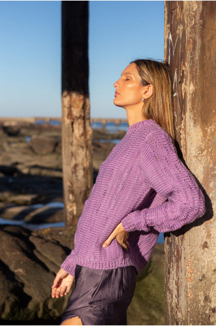 Parsifal Sweater in Lilac