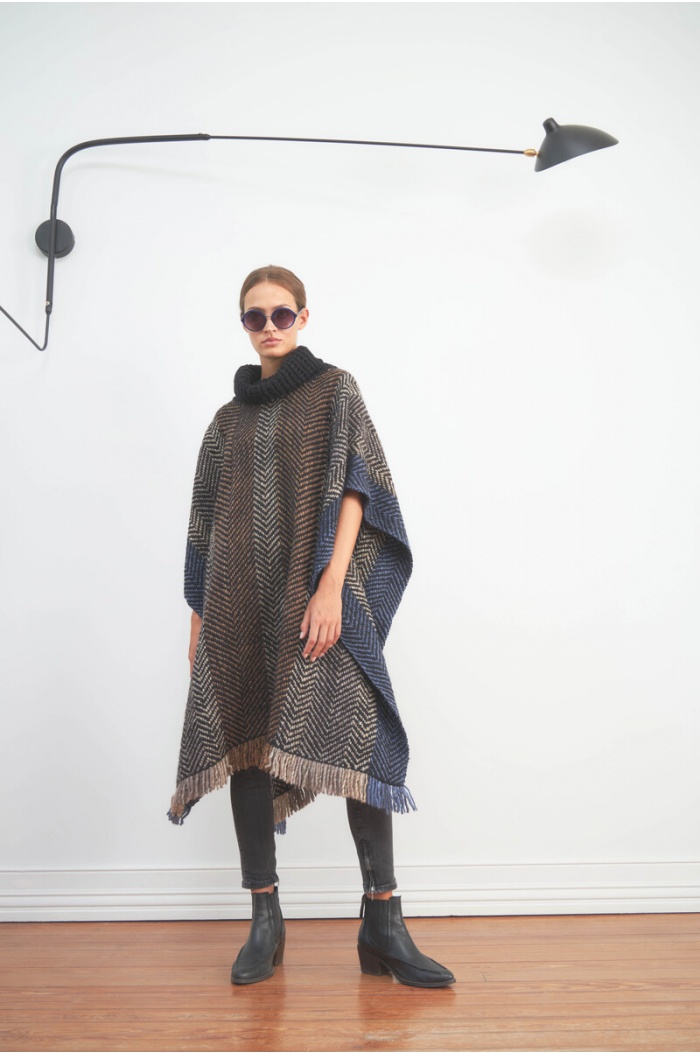 Martin Aquino Poncho with Neck